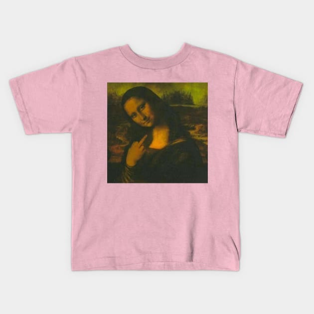 Mona Lisa T-shirt Kids T-Shirt by T-shirtby luma
